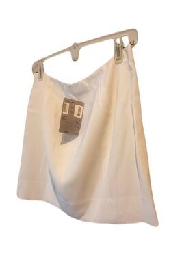 Classic White Mini Skirt - Clean A-Line Style